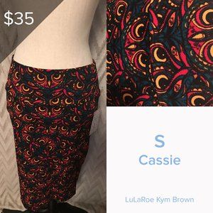 Lularoe Cassie Skirt with Owls